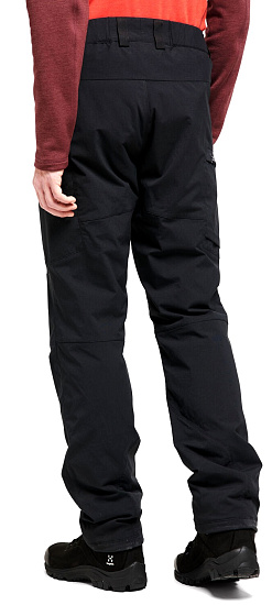 Брюки мужские Haglofs Mid Fjell Insulated True Black - Фото 4 большая