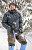 Брюки мужские Fjallraven Barents Pro Winter Dark Olive - Фото 2 малая