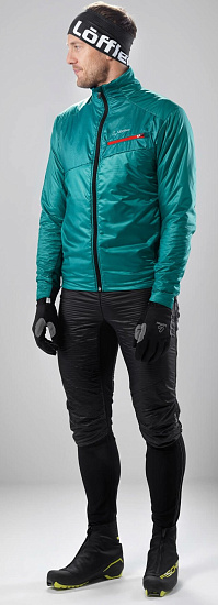 Брюки мужские Loffler 3/4 Primaloft Next Black - Фото 6 большая