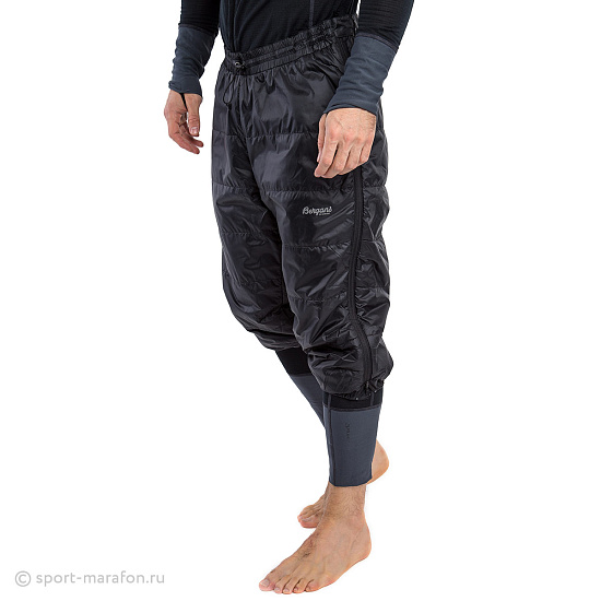 Шорты унисекс Bergans Mjolkedalstind Ins 3/4 Black - Фото 3 большая