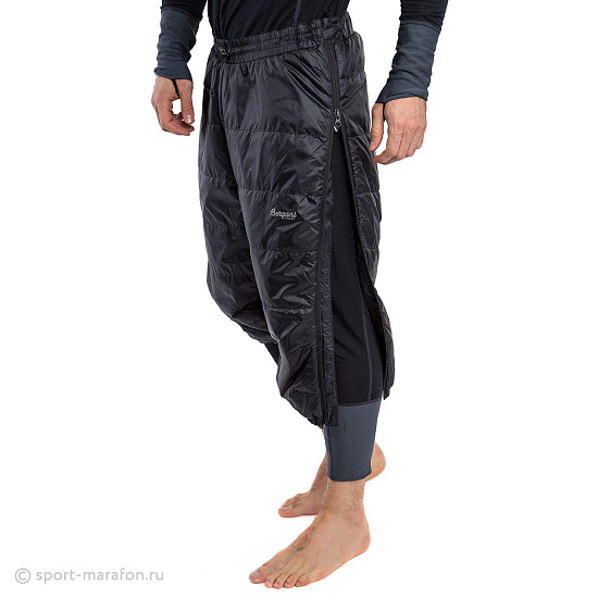Шорты унисекс Bergans Mjolkedalstind Ins 3/4 Black - Фото 5 большая