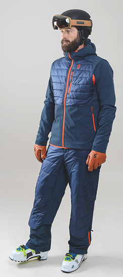 Шорты мужские Scott Explorair Ascent Nightfall Blue - Фото 3 большая