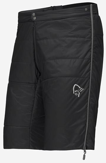 Шорты мужские Norrona Falketind Thermo40 Caviar/Drizzle - Фото 5 большая