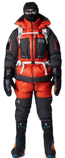 Брюки мужские Mountain Hardwear Absolute Zero State Orange - Фото 8 большая