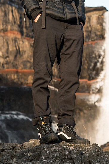 Брюки мужские 686 Everywhere Merino Rlxd Black - Фото 14 большая