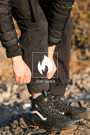 Брюки мужские 686 Everywhere Merino Rlxd Black - Фото 15 большая