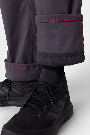 Брюки мужские 686 Everywhere Merino Rlxd Charcoal - Фото 4 большая