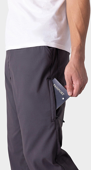 Брюки мужские 686 Everywhere Merino Rlxd Charcoal - Фото 7 большая
