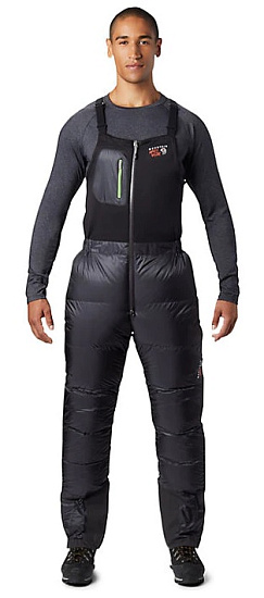 Брюки мужские Mountain Hardwear Nilas Bibs Black - Фото 2 большая