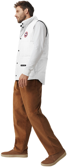 Жилет мужской Canada Goose Freestyle White - Фото 4 большая