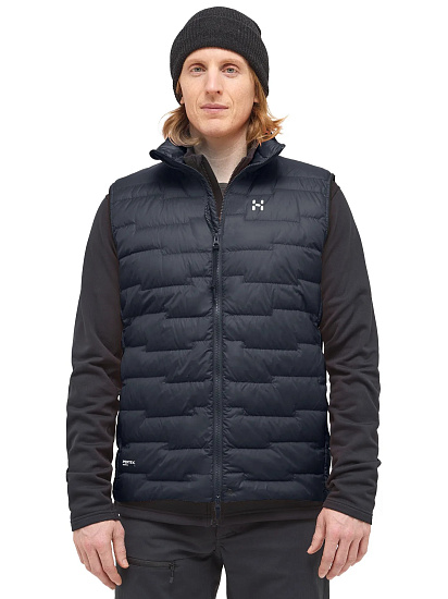 Жилет мужской Haglofs ROC Flash Down Vest True Black - Фото 3 большая