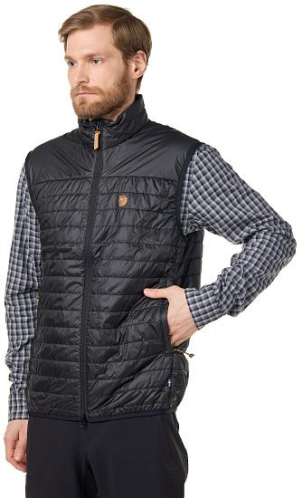Жилет мужской Fjallraven Abisko Padded Black - Фото 3 большая