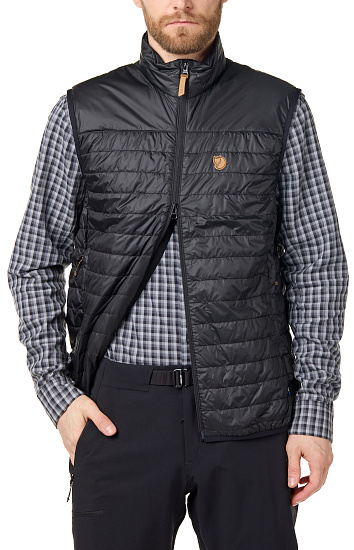 Жилет мужской Fjallraven Abisko Padded Black - Фото 5 большая