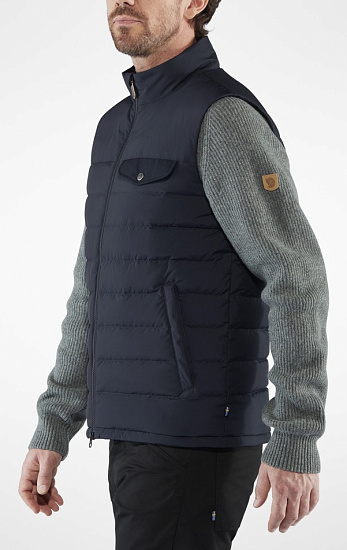 Жилет мужской Fjallraven Greenland Down Liner Night Sky - Фото 3 большая