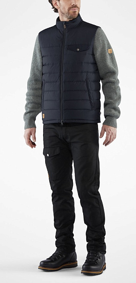 Жилет мужской Fjallraven Greenland Down Liner Night Sky - Фото 5 большая