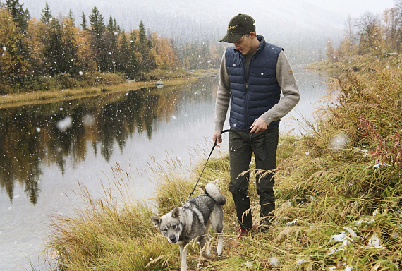 Жилет мужской Fjallraven Greenland Down Liner Night Sky - Фото 9 большая