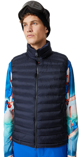 Жилет мужской Bogner Fire+Ice Homer Deepset Navy - Фото 4 большая