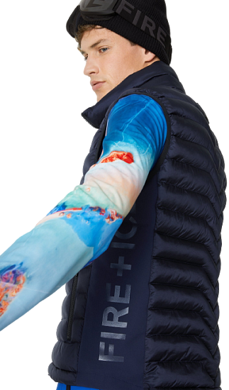 Жилет мужской Bogner Fire+Ice Homer Deepset Navy - Фото 6 большая