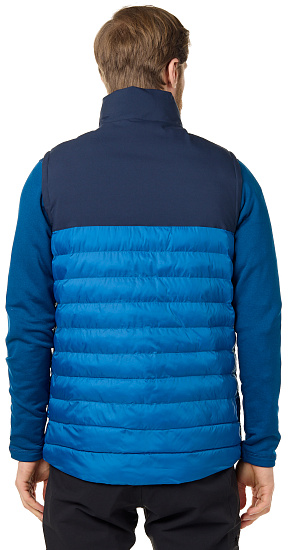 Жилет мужской Scott Insuloft Warm Dark Blue/Storm Blue - Фото 4 большая