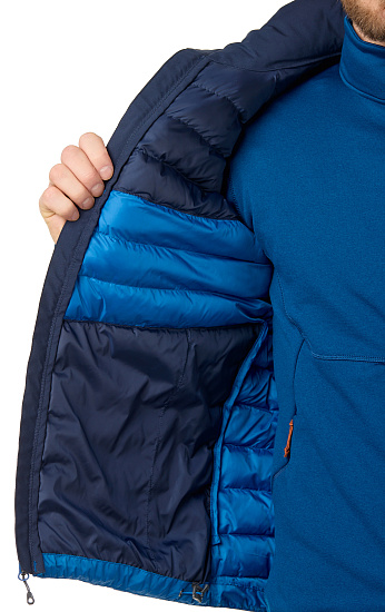 Жилет мужской Scott Insuloft Warm Dark Blue/Storm Blue - Фото 5 большая