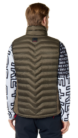 Жилет мужской Bogner Fire+Ice Homer Army Green - Фото 4 большая