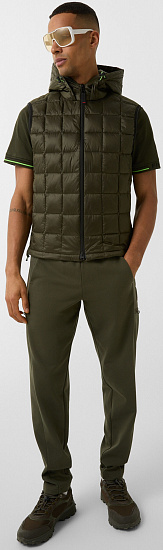 Жилет мужской Bogner Fire+Ice Colim2 Olive - Фото 4 большая