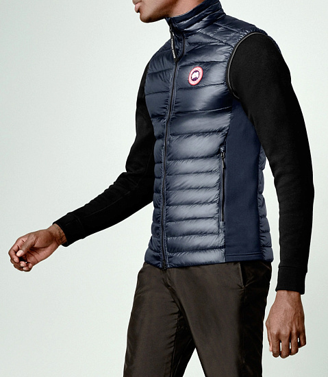 Жилет мужской Canada Goose Hybridge Lite Vest - Q Atlantic Navy - Фото 3 большая