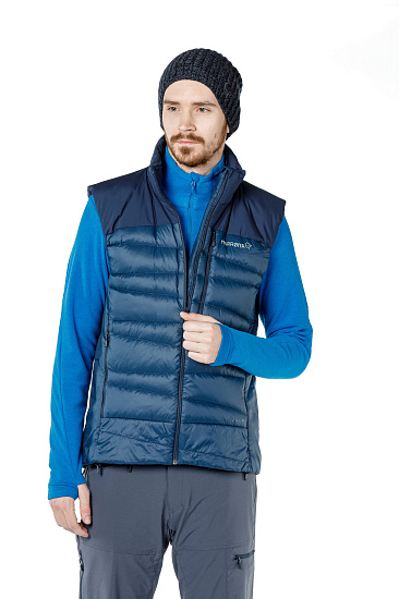 Жилет мужской Norrona Falketind Down Indigo Night - Фото 6 большая