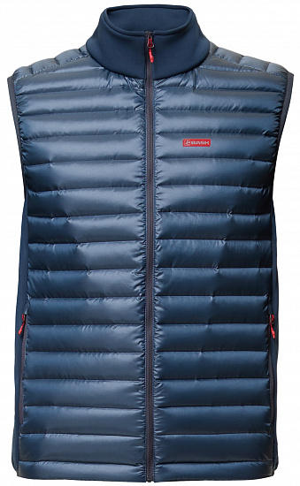 Жилет мужской Bask Chamonix Light Vest Колониальный Синий - Фото 1 большая