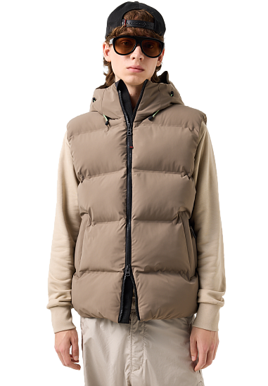 Жилет мужской Bogner Fire+Ice Gill Taupe - Фото 4 большая