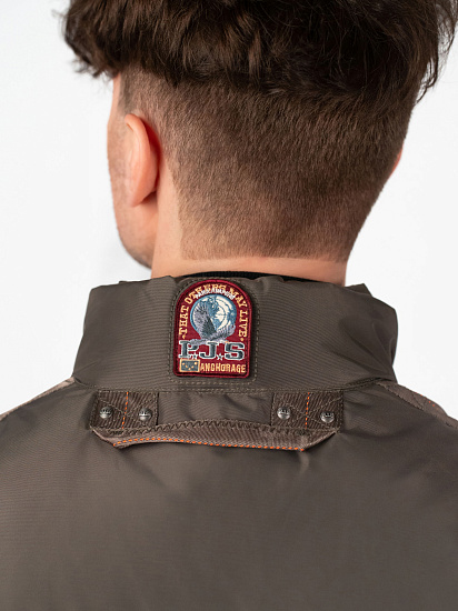 Жилет мужской Parajumpers Kobuk Olive Grey - Фото 9 большая