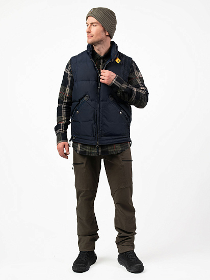 Жилет мужской Parajumpers Kobuk Blue Navy - Фото 4 большая