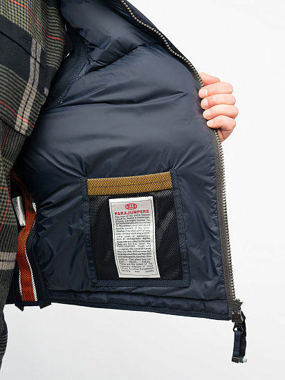 Жилет мужской Parajumpers Kobuk Blue Navy - Фото 13 большая