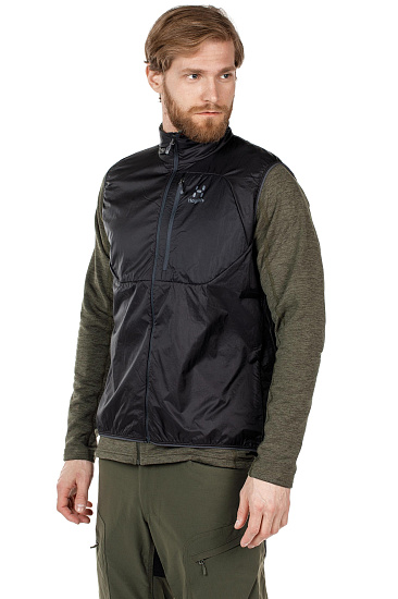 Жилет мужской Haglofs Proteus Slate/Pop Red - Фото 4 большая