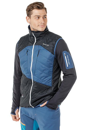 Жилет мужской Ortovox Dufour Vest Black Raven - Фото 4 большая