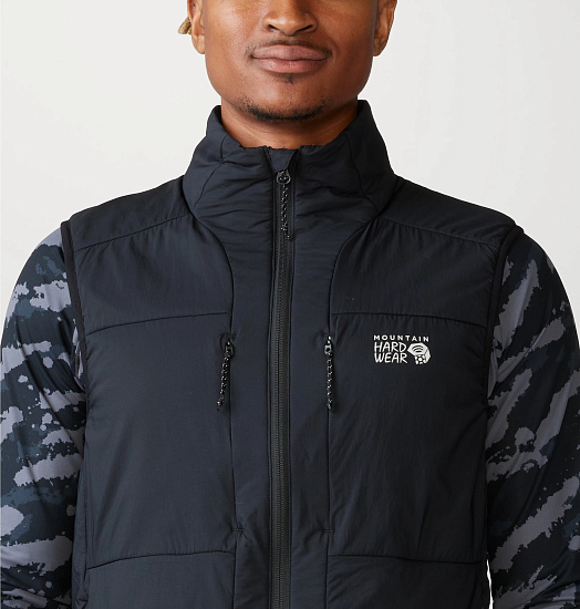 Жилет мужской Mountain Hardwear Kor AirShell Черный - Фото 6 большая