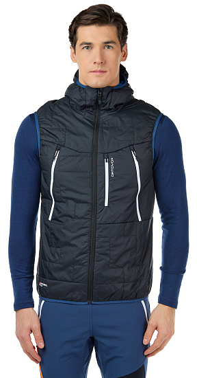 Жилет мужской Ortovox Swisswool Piz Boe Black Raven - Фото 3 большая
