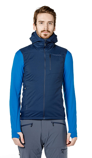 Жилет мужской Norrona Lyngen Alpha90 Indigo Night - Фото 2 большая
