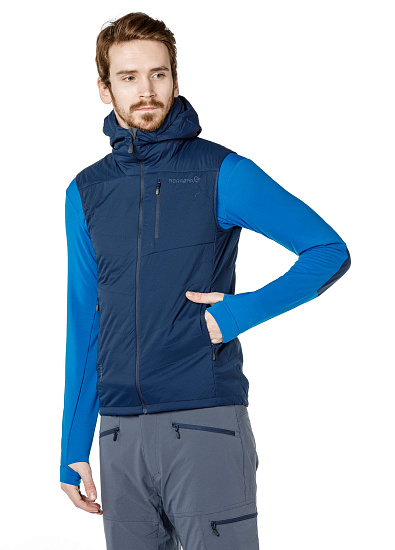 Жилет мужской Norrona Lyngen Alpha90 Indigo Night - Фото 3 большая