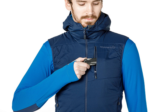 Жилет мужской Norrona Lyngen Alpha90 Indigo Night - Фото 5 большая