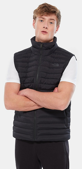 Жилет мужской The North Face Stretch Down TNF Black - Фото 3 большая