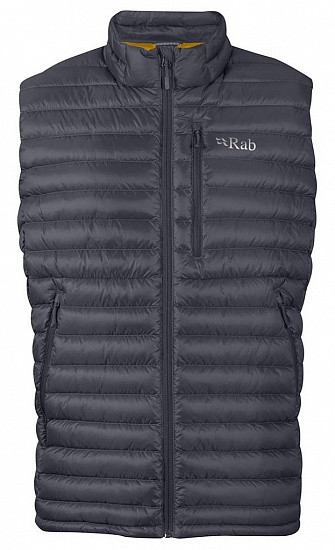Жилет мужской Rab Microlight Vest Beluga/Dijon - Фото 1 большая