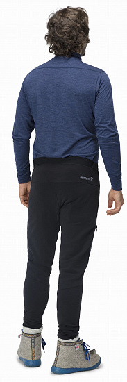 Брюки мужские Norrona Trollveggen Warmwool2 Stretch Caviar - Фото 3 большая