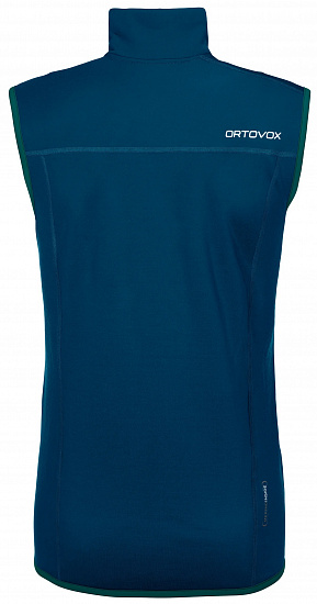 Жилет мужской Ortovox Fleece Petrol Blue - Фото 2 большая