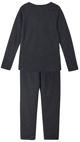 Комплект термобелья детский Reima Lani Black melange - Фото 2 большая
