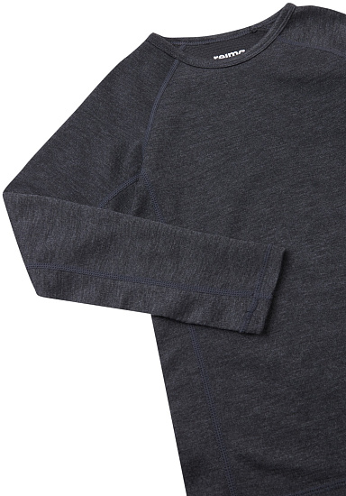 Комплект термобелья детский Reima Lani Black melange - Фото 5 большая