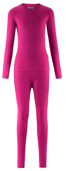 Комплект термобелья детский Reima Lighten Raspberry Pink - Фото 1 большая