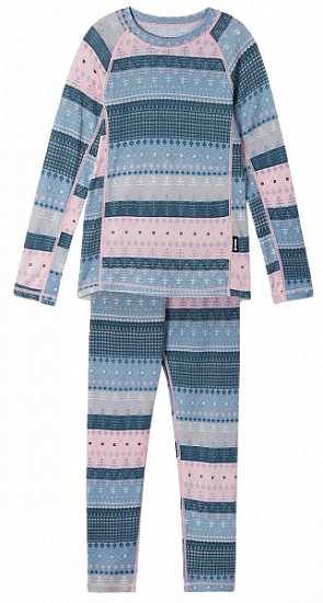 Комплект термобелья детский Reima Taitoa Foggy Blue - Фото 1 большая