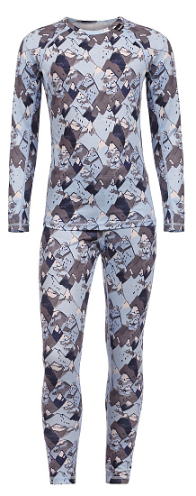 Комплект термобелья детский Lassie Karhu Dark Blue - Фото 1 большая