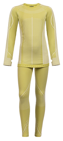 Комплект термобелья детский Lassie Puska Neon Green - Фото 1 большая